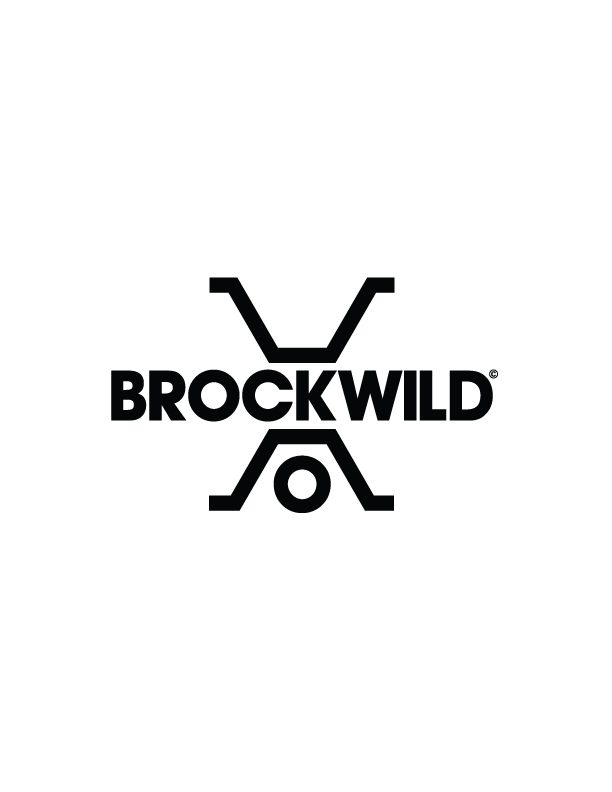 BROCKWILD LOGO 1 WHT